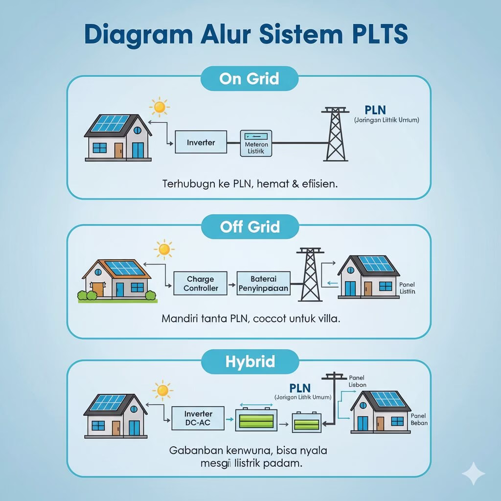 biaya pasang PLTS 5000 watt di Surabaya