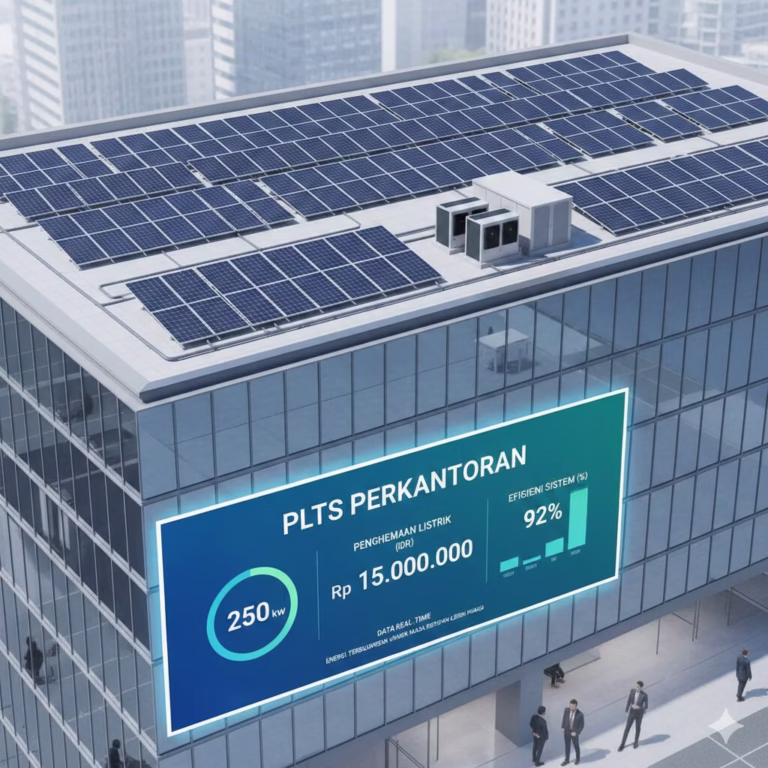 PLTS Jakarta Jadi Andalan Kantor-Kantor Modern untuk Efisiensi Energi