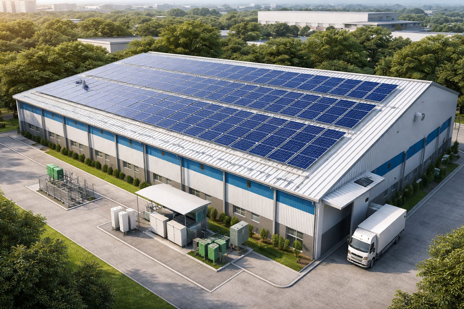 Solusi Panel Surya untuk Industri Manufaktur di Indonesia oleh Renus