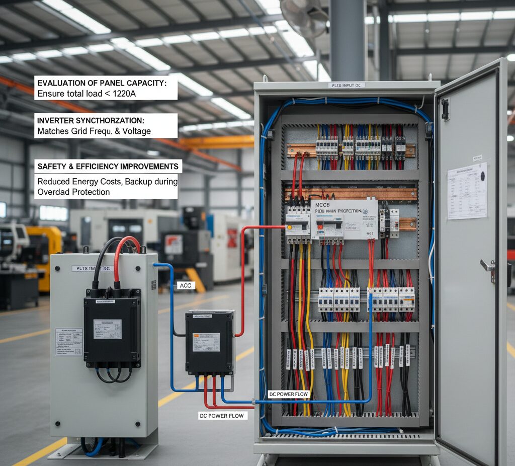 diagram integrasi plts inline pabrik Karawang ke panel utama